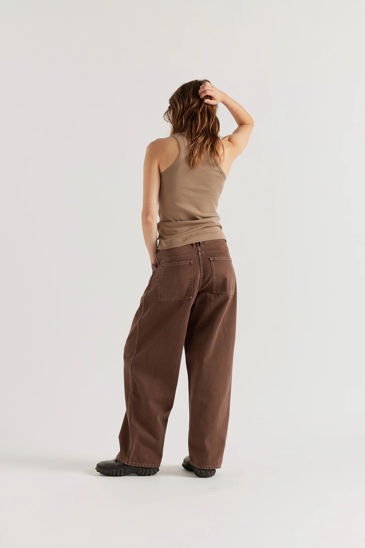 UNBOUND JEAN - BROWN FADE