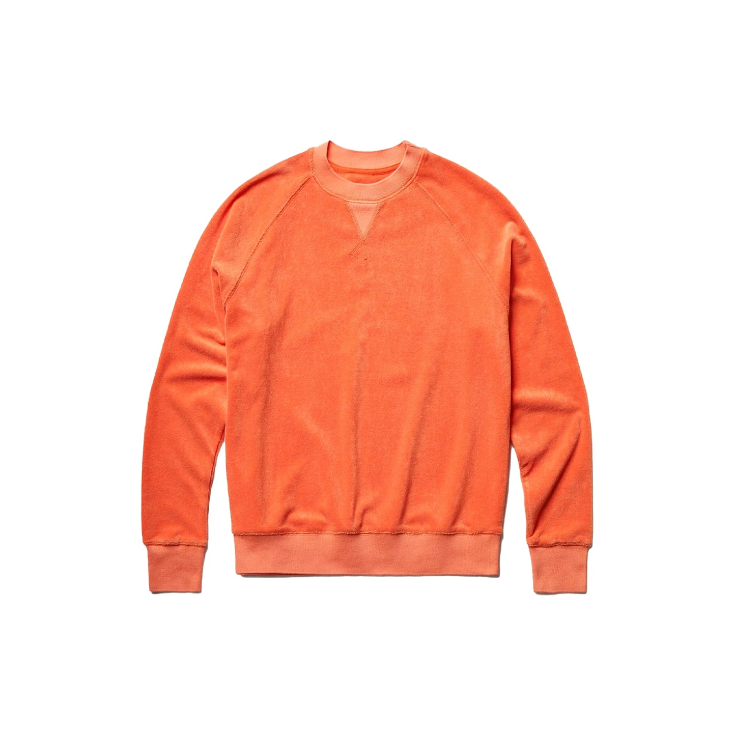 HERO TOWELLING SWEATER - TANGERINE