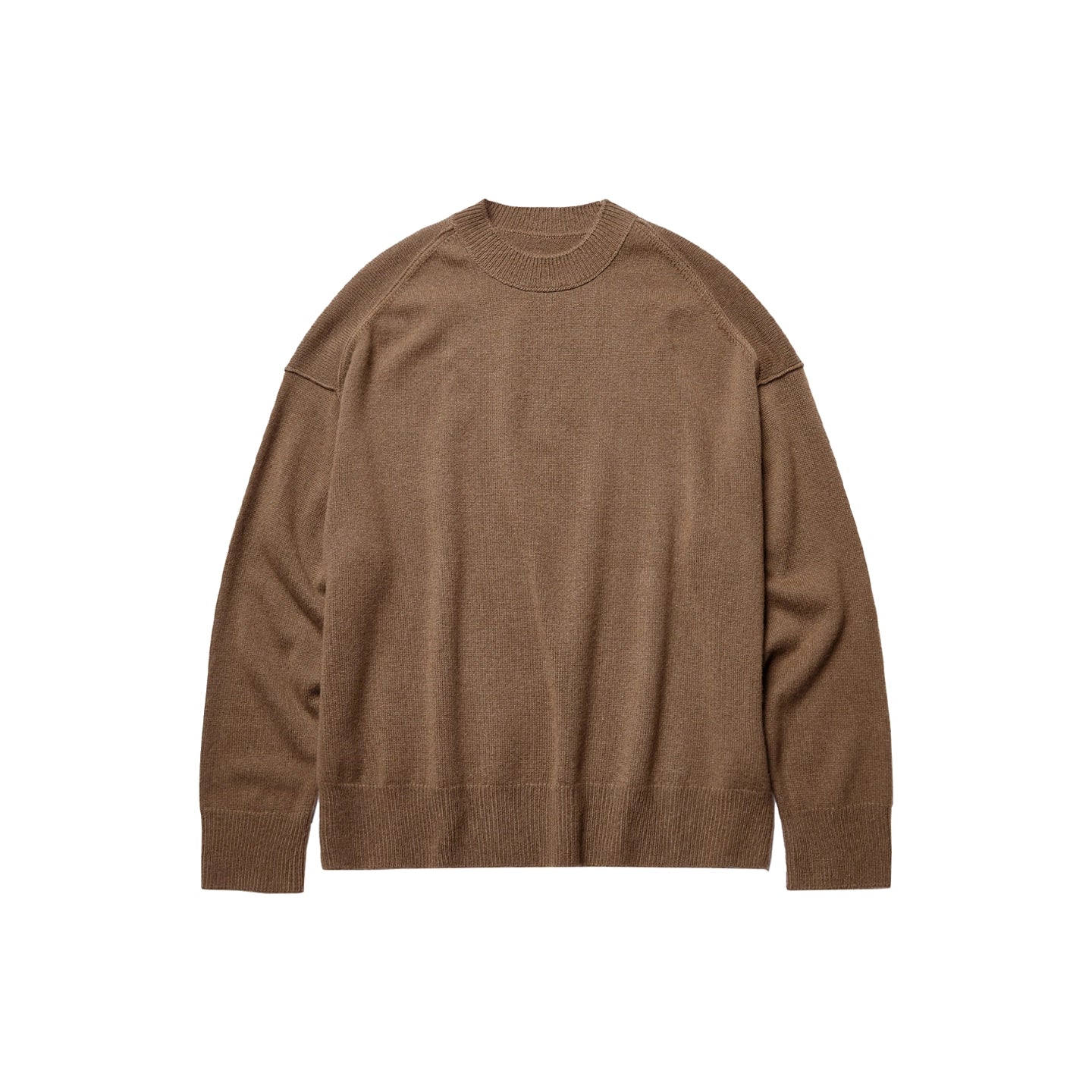 RAREFY CASHMERE SWEATER - MID BROWN