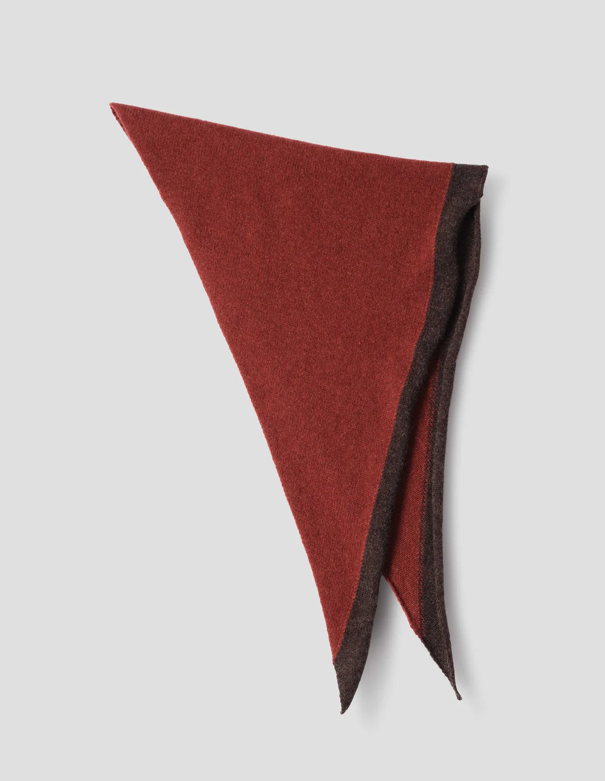 TIPPED SCOUT SCARF LAMBSWOOL - SIENNA/MAHOGANY