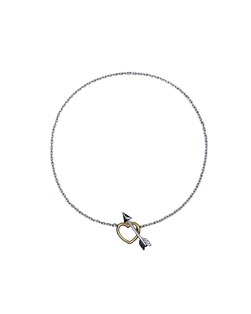 CUPID NECKLACE - SILVER/GOLD