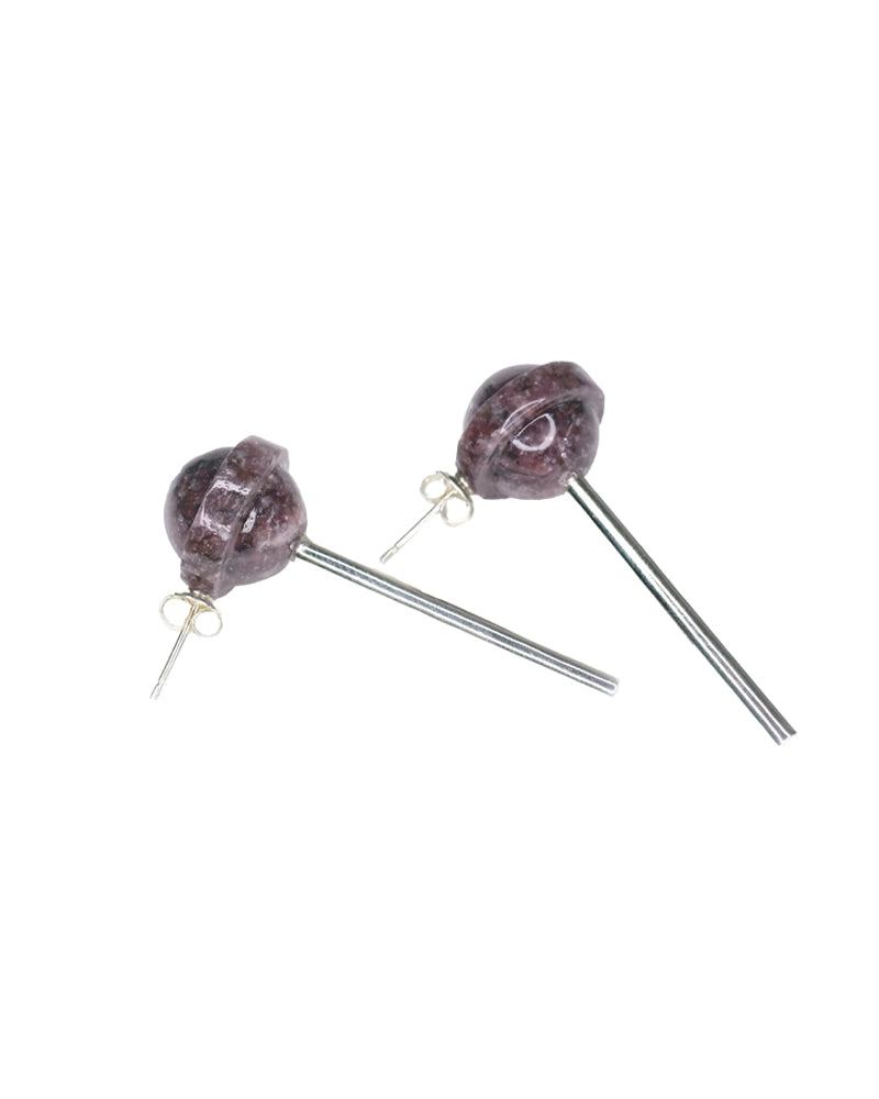 SUCKER EARRINGS - SOUR GRAPE