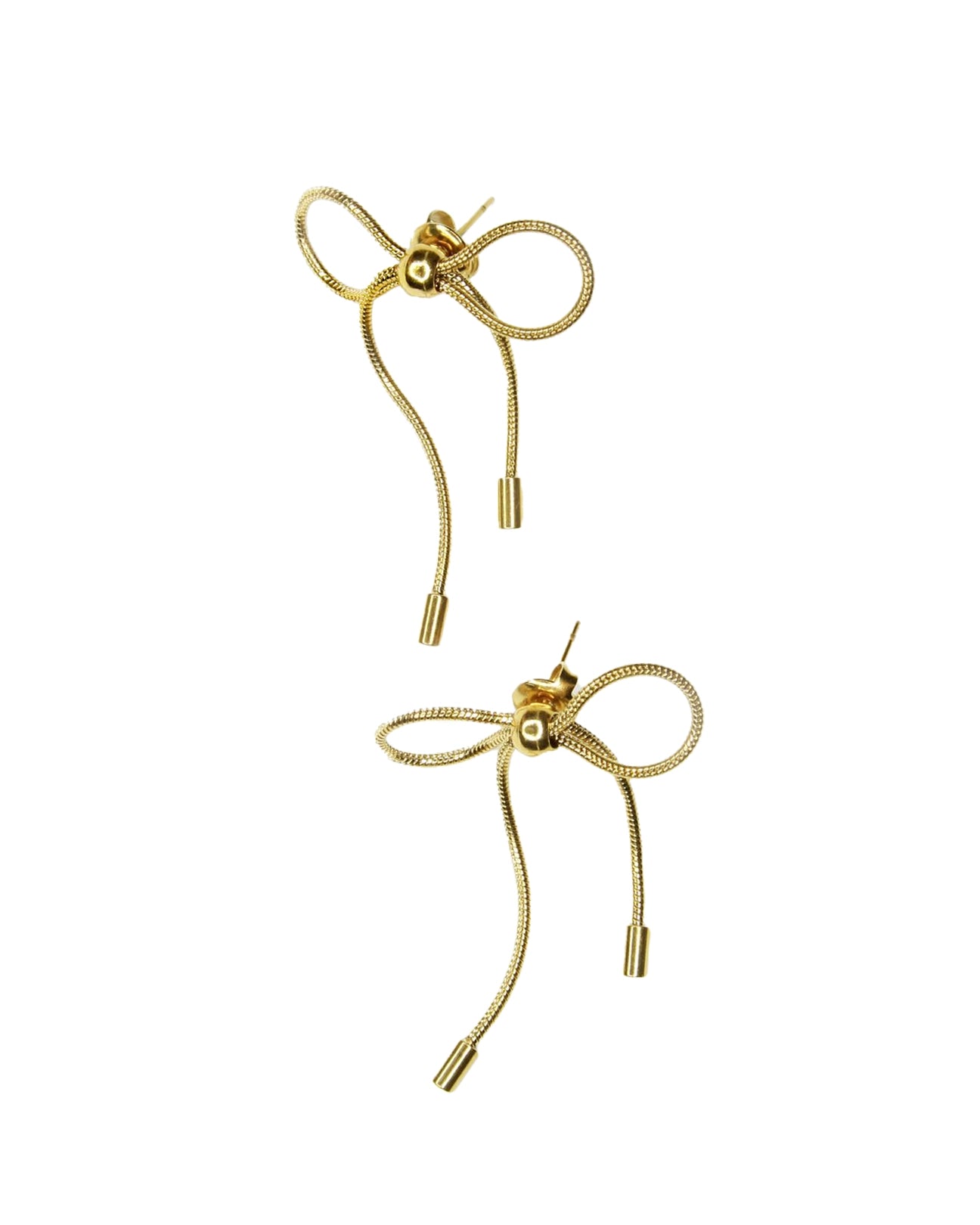 BOW EARRINGS - GOLD