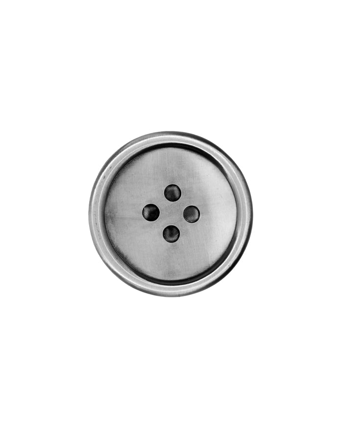 CUTE AS A BUTTON COASTER - SILVER