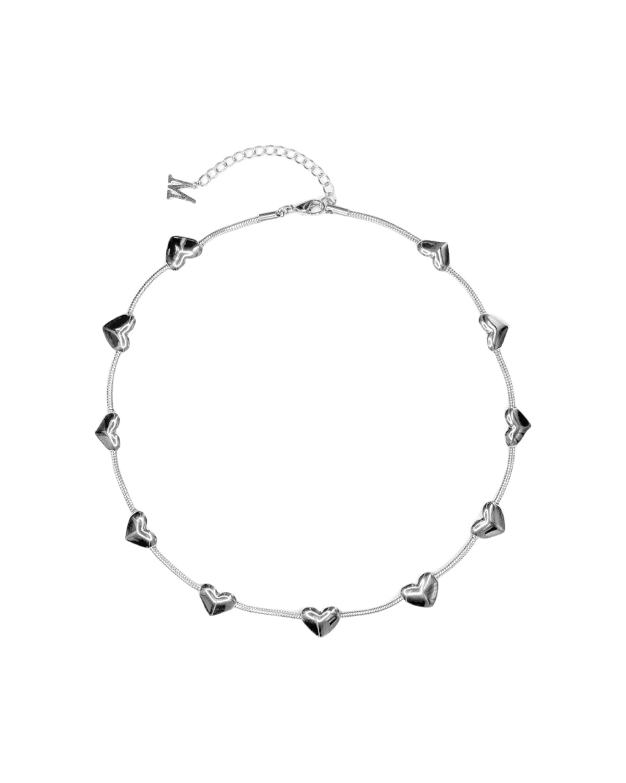 LIL HEART NECKLACE - SILVER