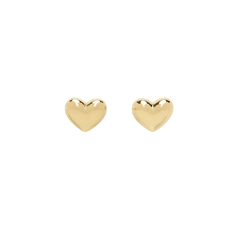 LONELY HEART EARRINGS - GOLD