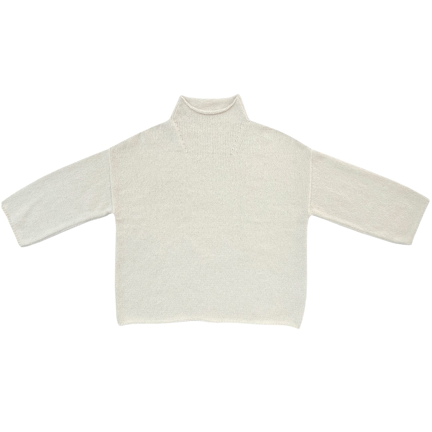 MOCK TURTLENECK - NATURAL