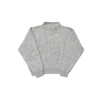 BRUSHED PULLOVER - HEATHER GRAY
