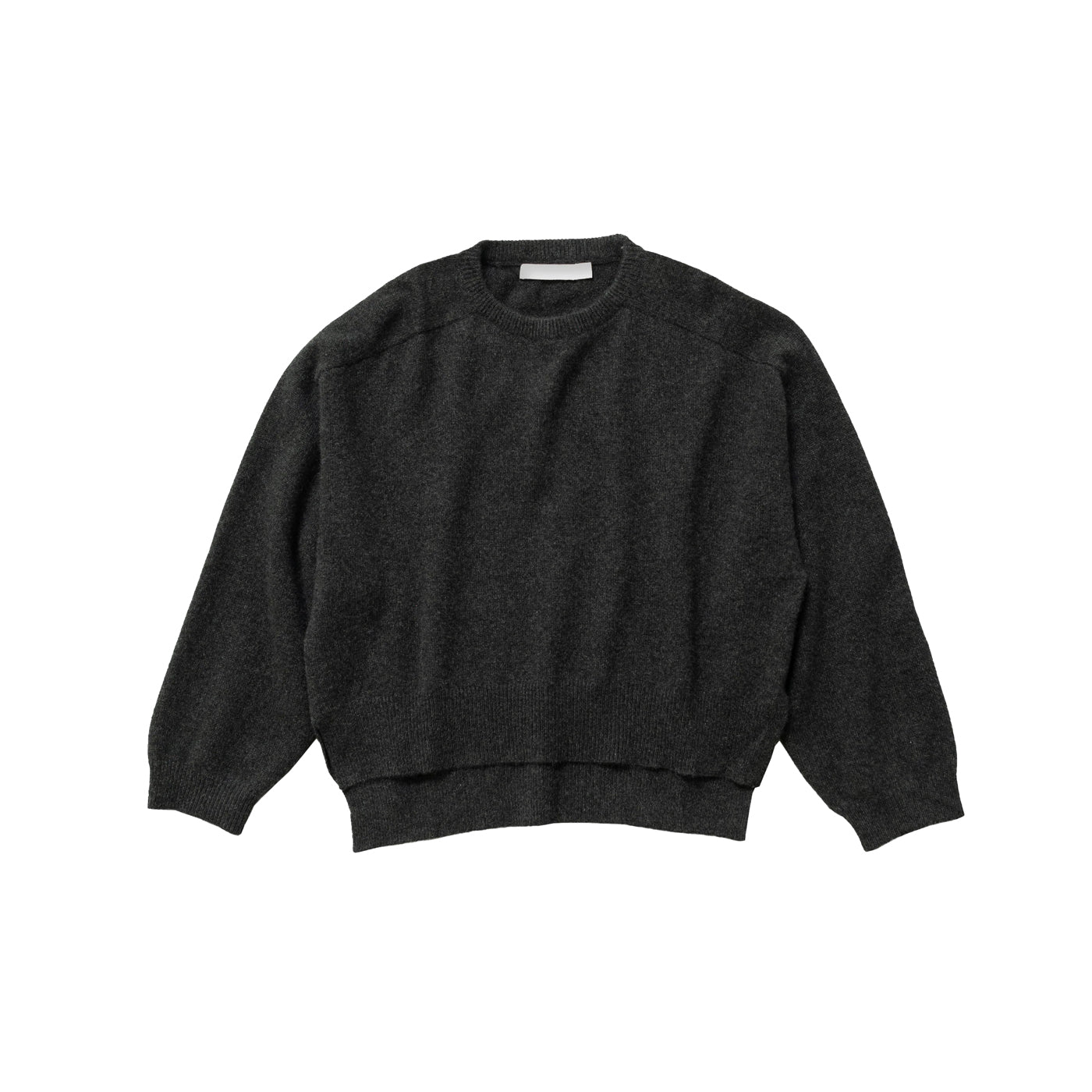 CASHMERE SHELL SWEATER - CHARCOAL