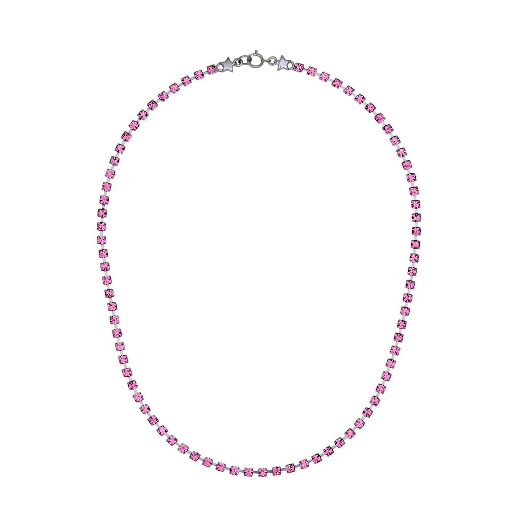 CRYSTAL CHOKER - ROSE