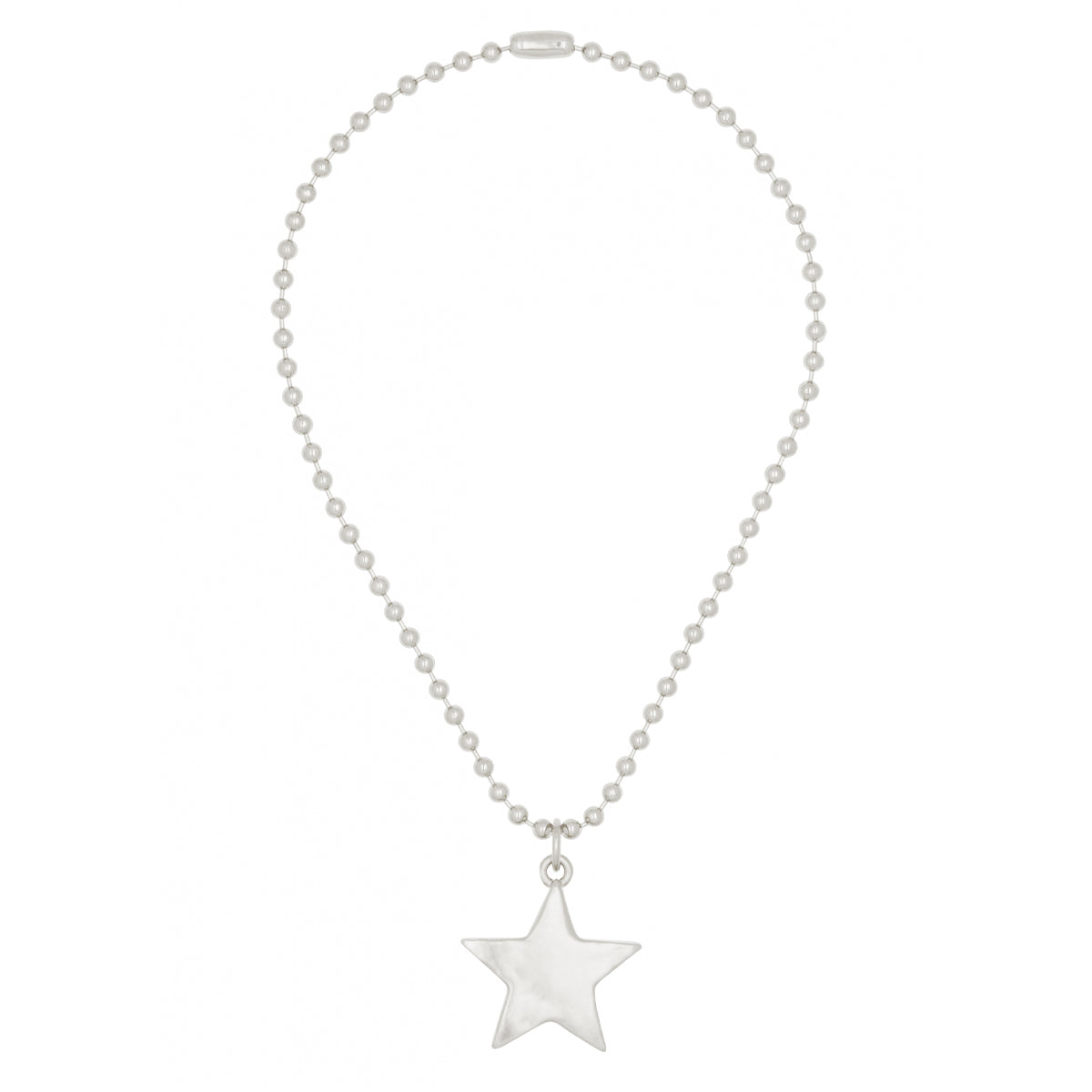 STAR PACHA NECKLACE - WHITE BRONZE