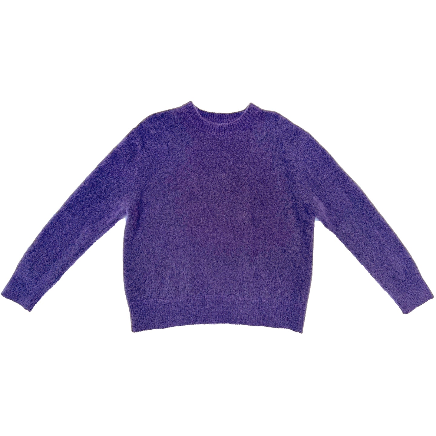 OVERSIZED MOHAIR PULLOVER - PURPLE