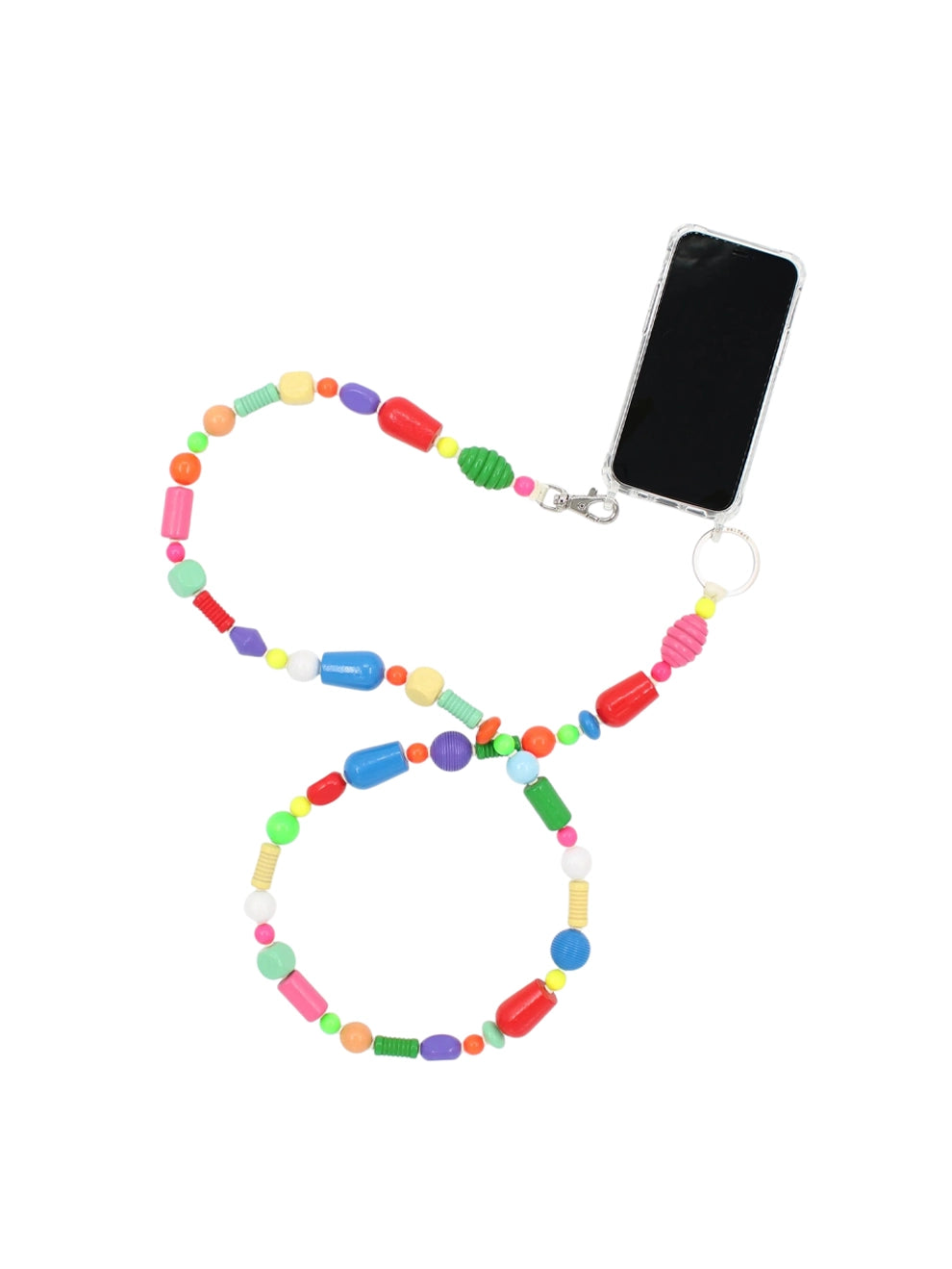 PERLENMIX PHONE NECKLACE - MULTI
