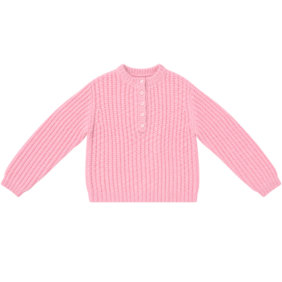 OVERSIZED PULLOVER W/ PLACKET