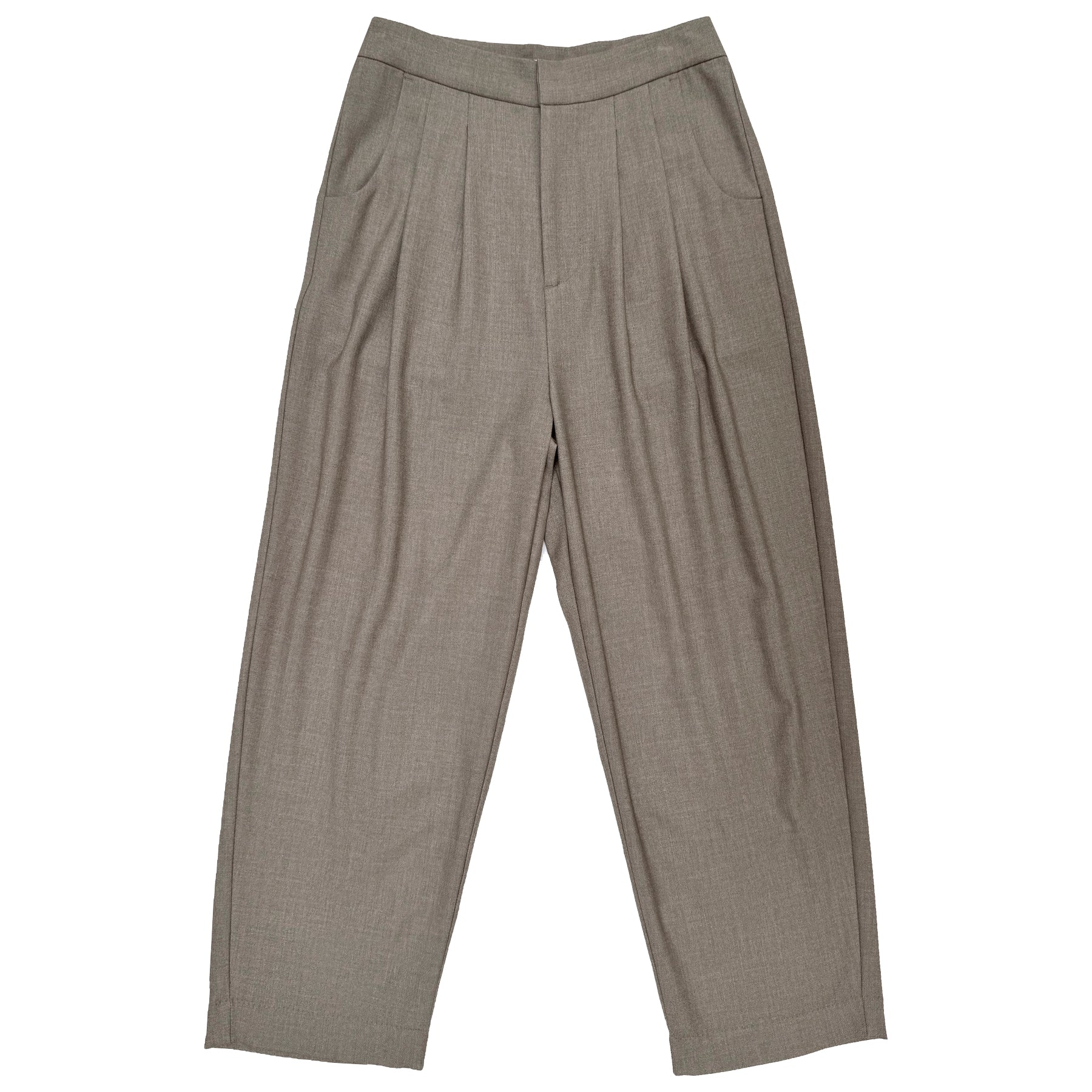 PLEATED PANT - TAUPE