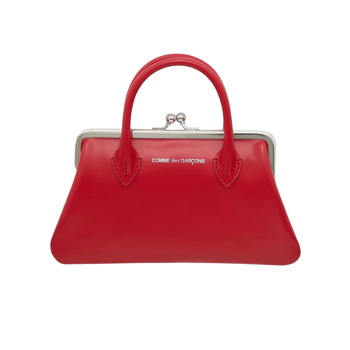 MEDIUM WALLET WITH CLASP HANDLES - RED - SA0302CH