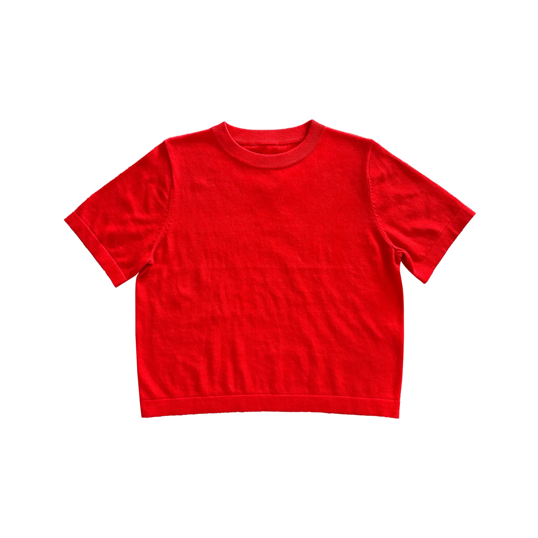 KNIT T-SHIRT - POPPY