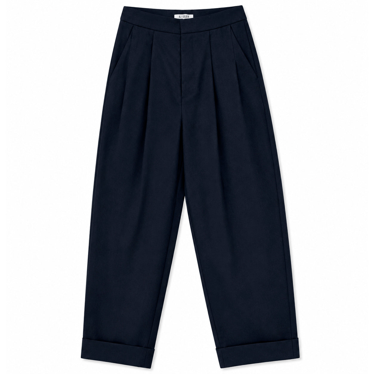 ROLL CUFF PANT - NAVY