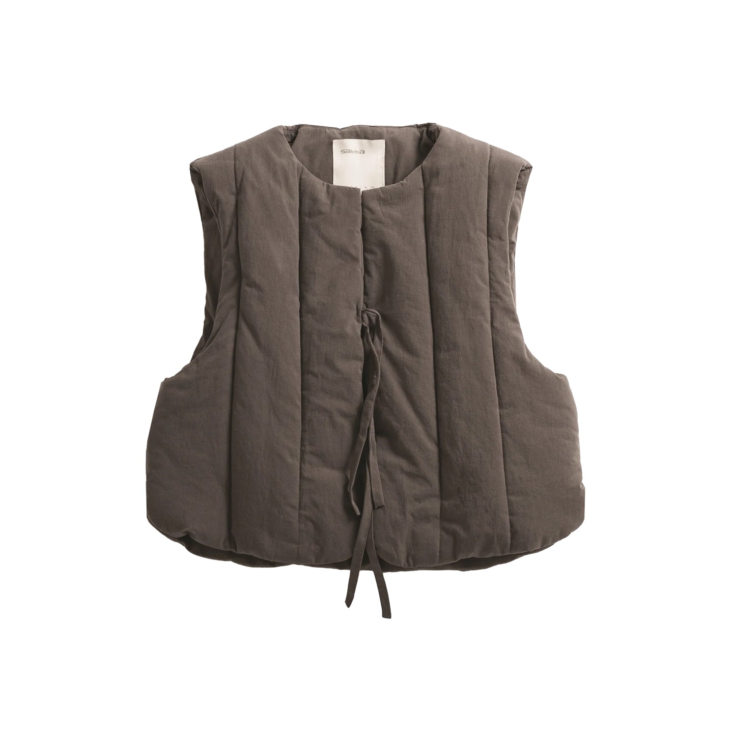 INSULATED LEAF VEST - CHARCOAL