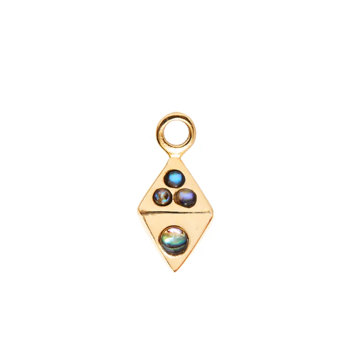 MINI LANTERN CHARM W/ ABALONE