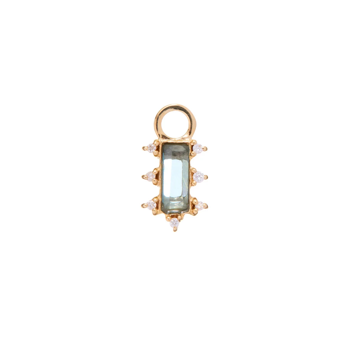 MOSAIC CHARM W/ LONDON BLUE TOPAZ