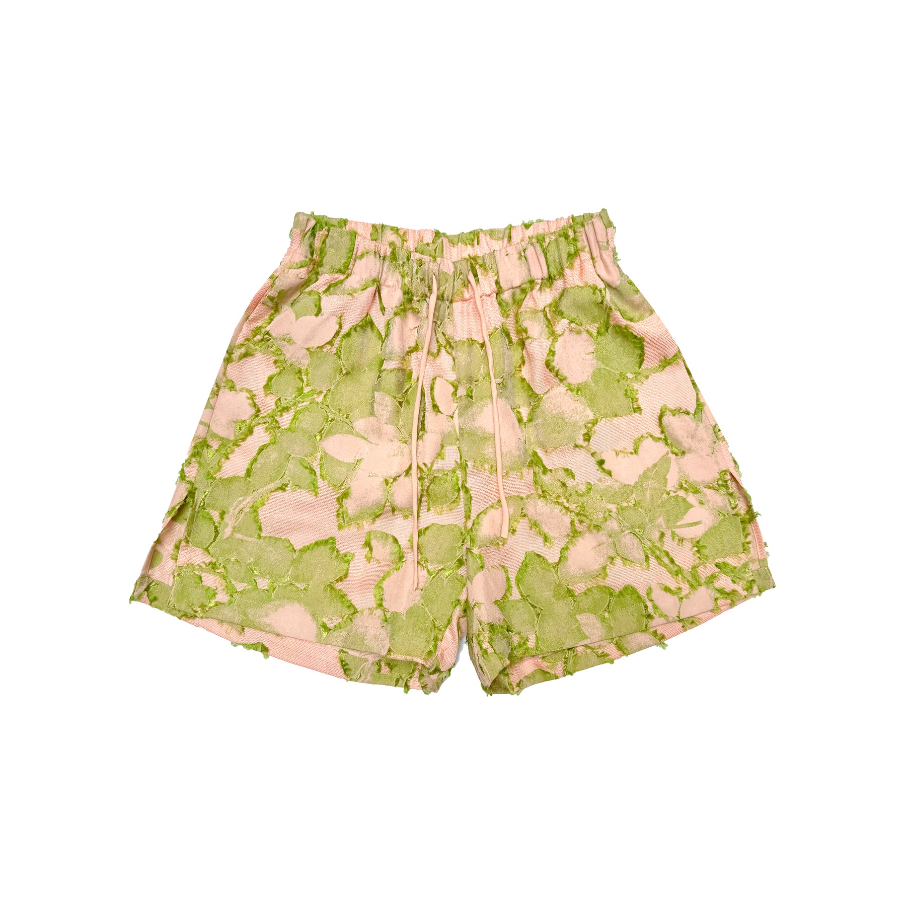 DRAWSTRING SHORTS - PINK/LIME