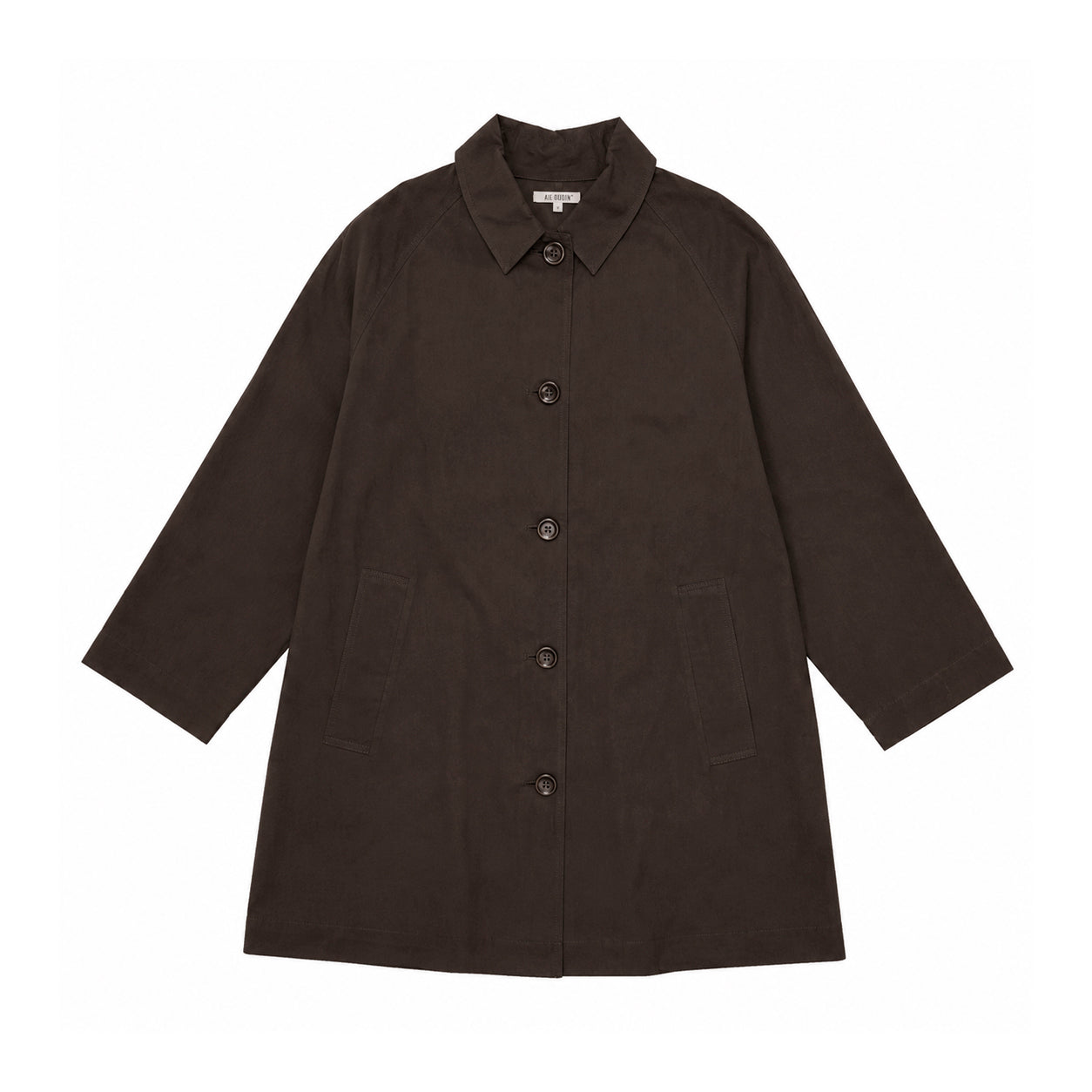SHORT TRENCH - DARK BROWN