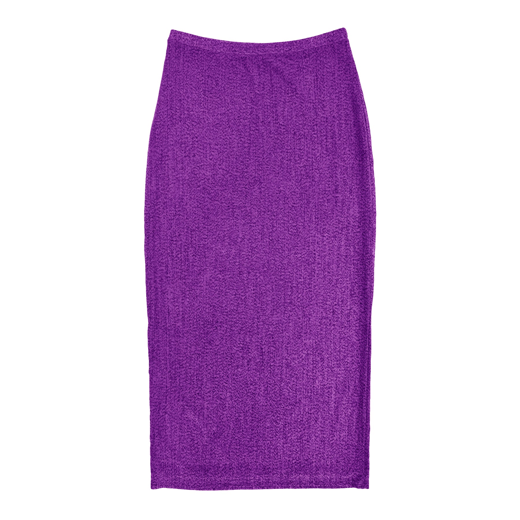 MESH PENCIL SKIRT - PURPLE