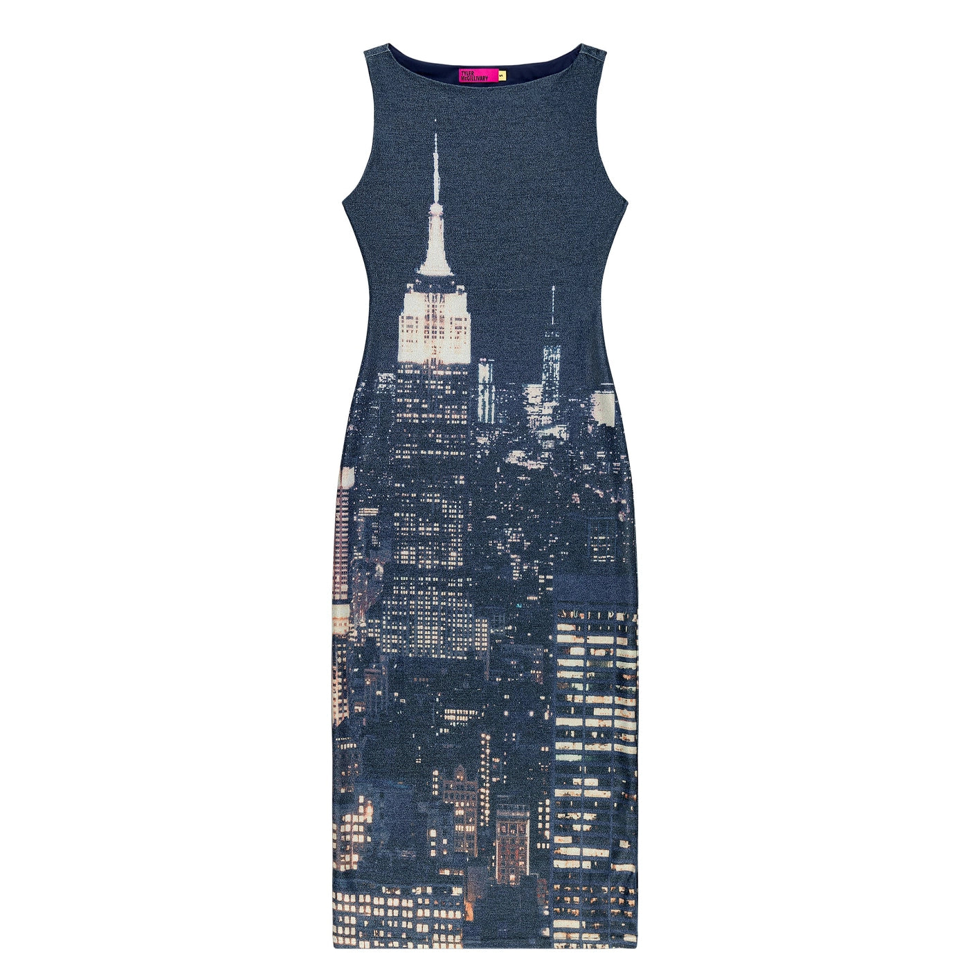 CITYSCAPE TANK DRESS