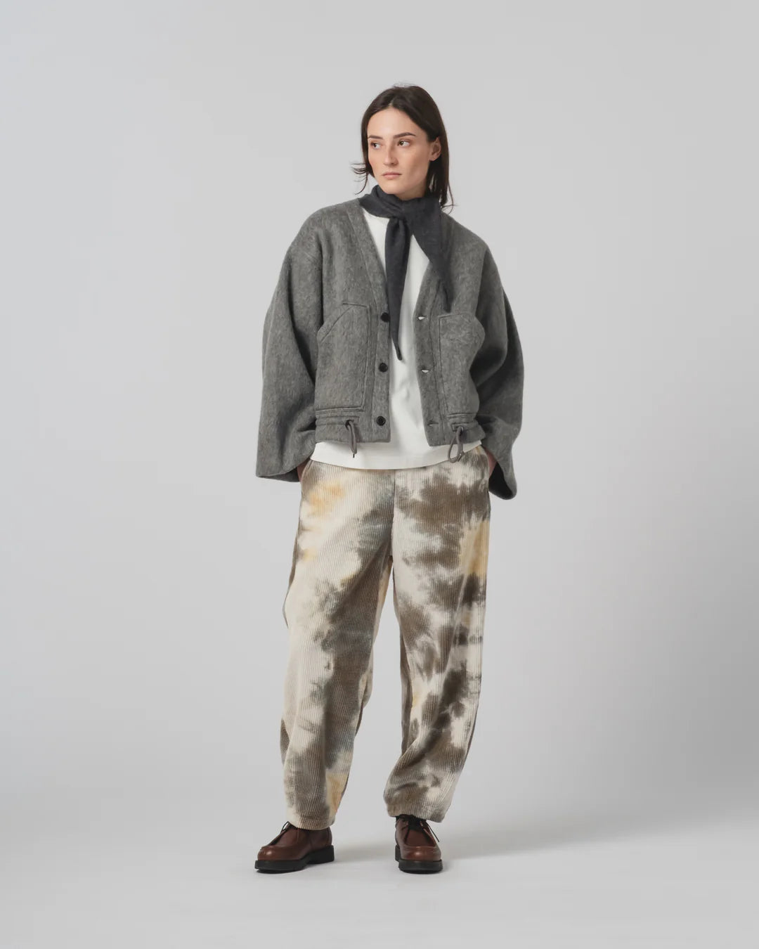REACTOR JACKET - MOHAIR FLEECE - ASPHALT