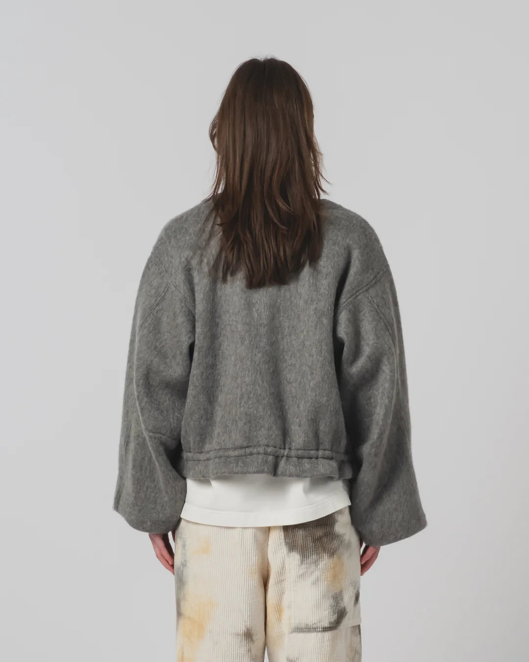 REACTOR JACKET - MOHAIR FLEECE - ASPHALT