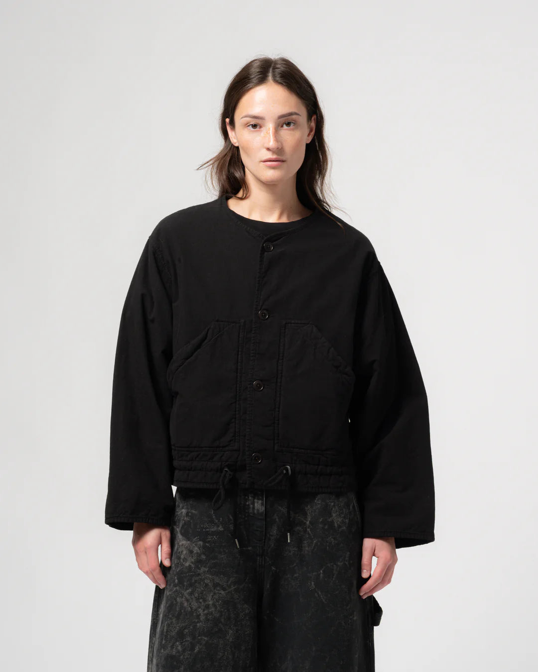 NEUTRON JACKET - BLACK PADDED COTTON