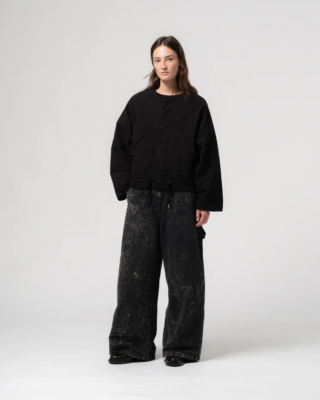 NEUTRON JACKET - BLACK PADDED COTTON