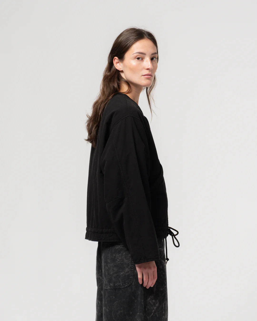 NEUTRON JACKET - BLACK PADDED COTTON