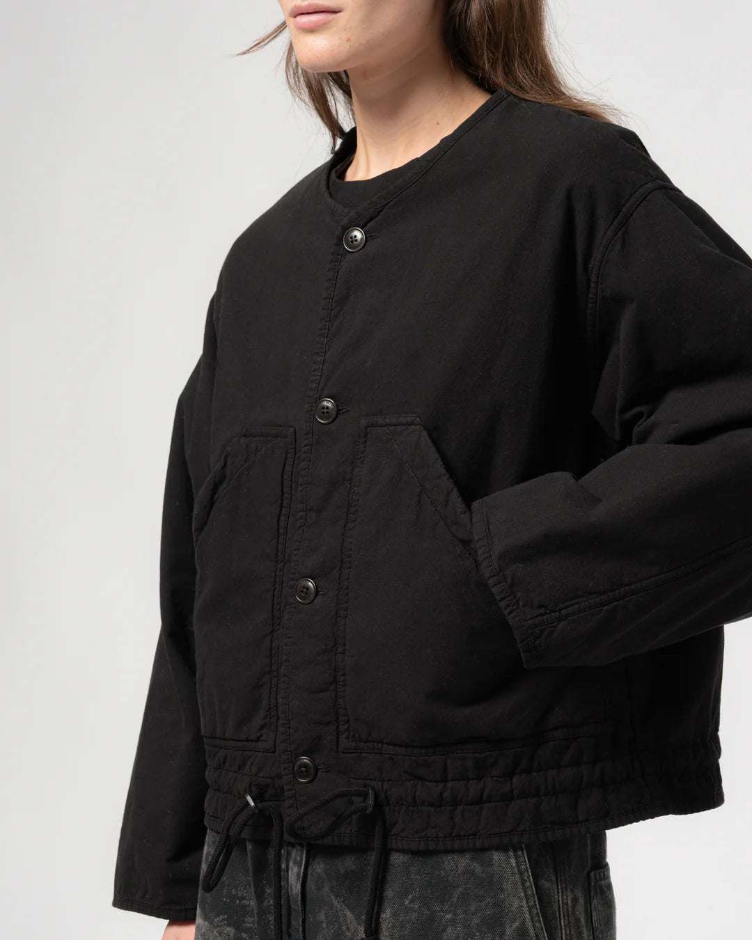 NEUTRON JACKET - BLACK PADDED COTTON