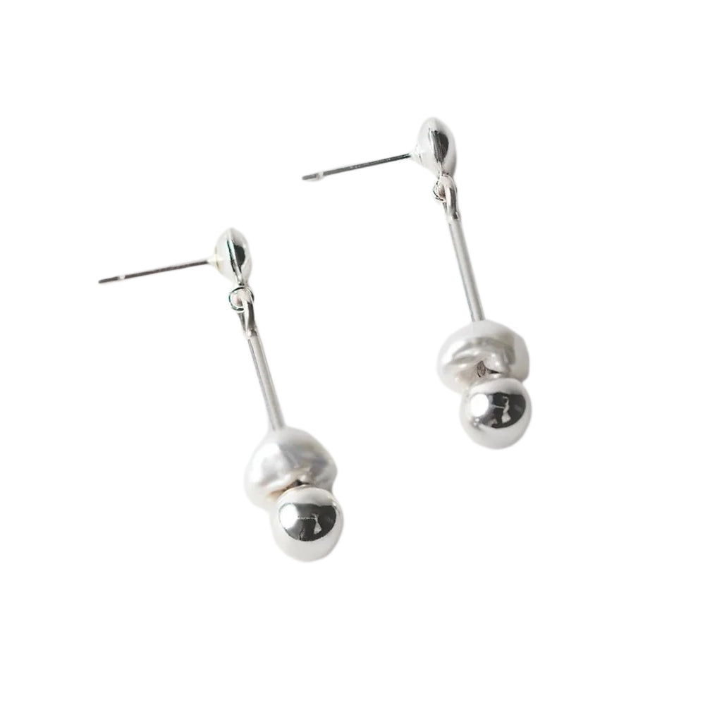 LUNA EARRINGS - SILVER