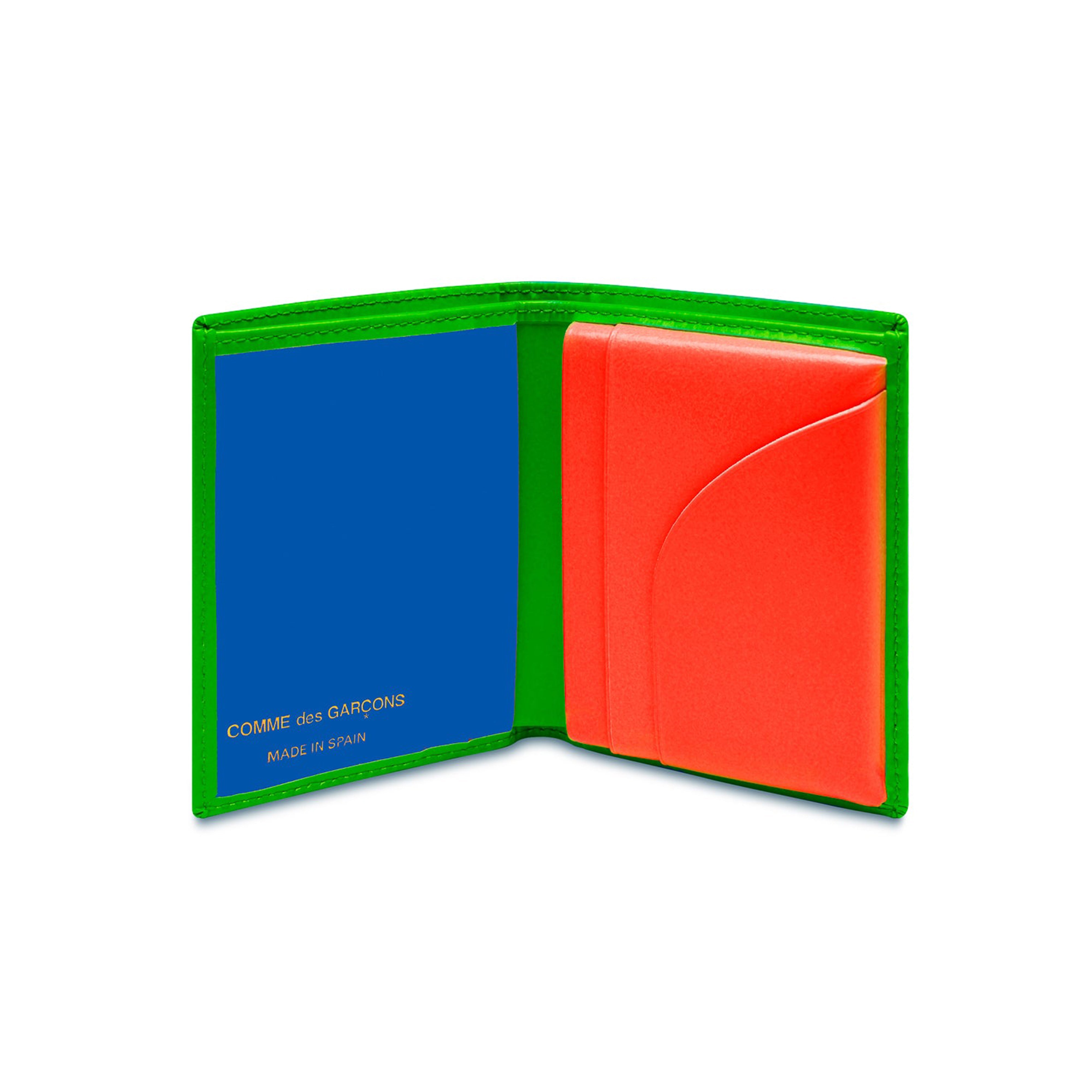 CLASSIC FOLD WALLET - SUPER FLUO - GREEN/ORANGE