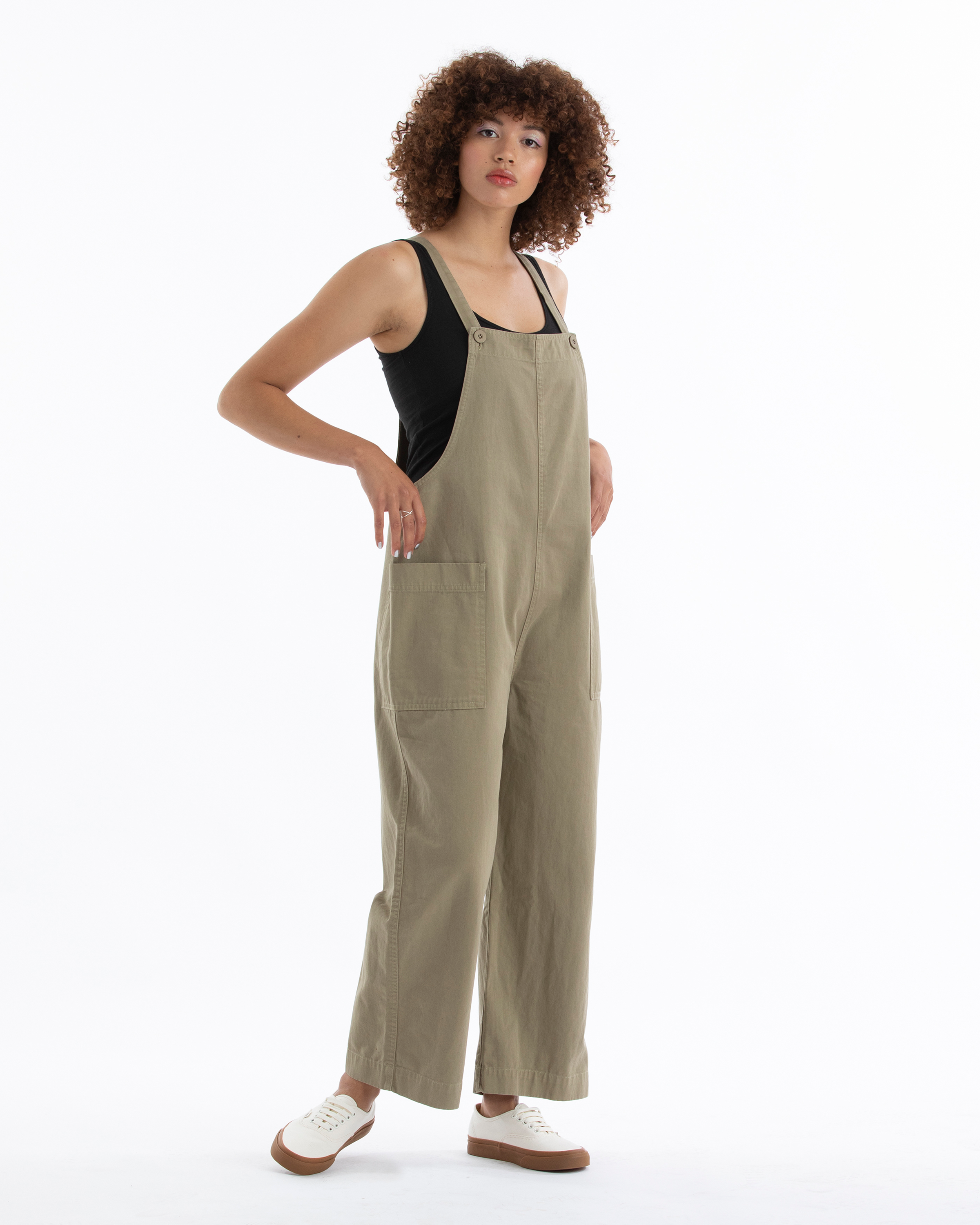 SAMPLE - OVERALL JUMPER - KHAKI