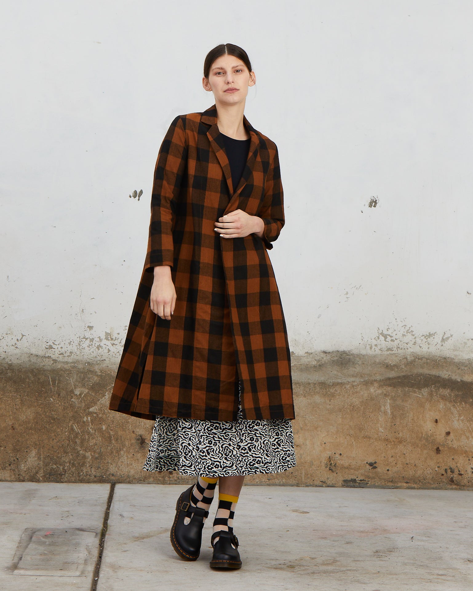 Ameri NOTCH PRINT LINING JACKET ブラック　M Ameri（アメリ）の「PRINTED LINING JACKET（テーラード