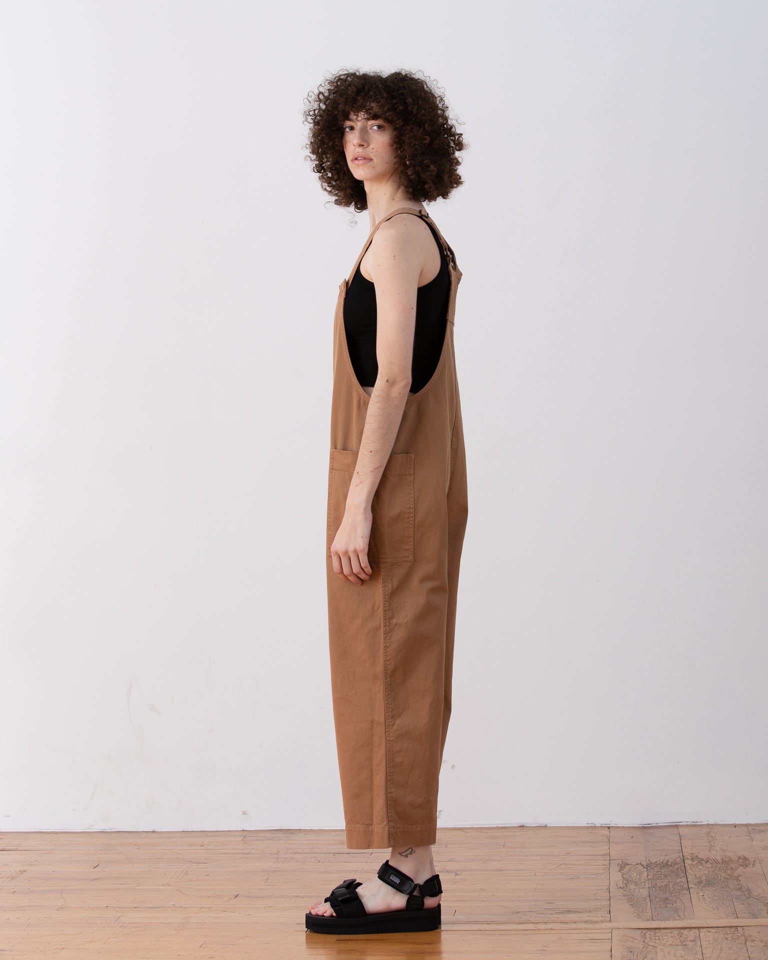OVERALL JUMPER - CAMEL