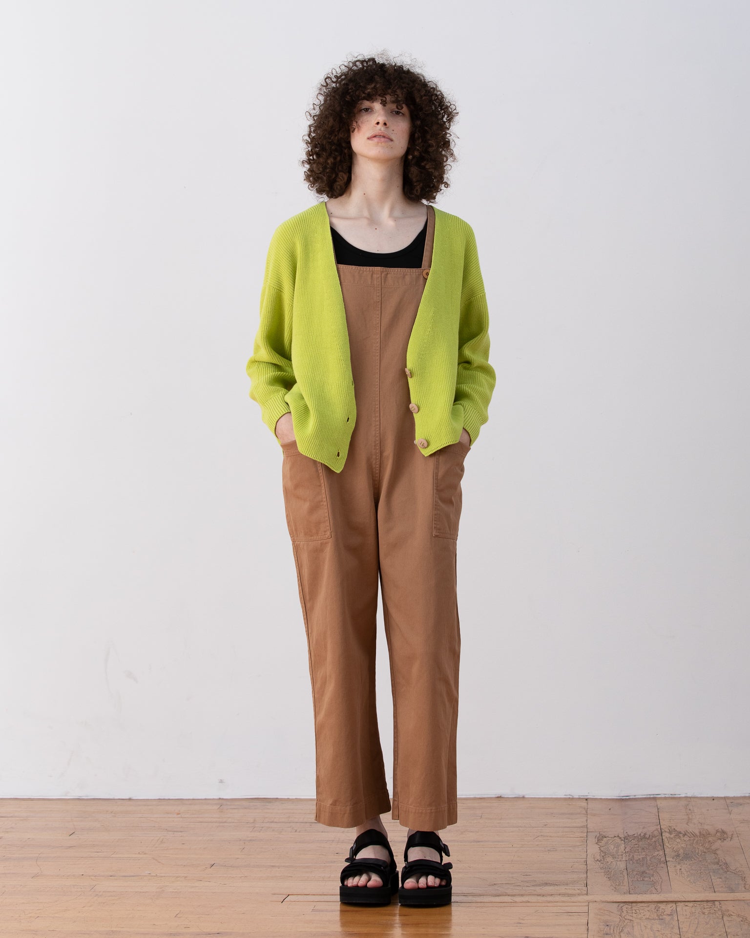 OVERALL JUMPER - CAMEL