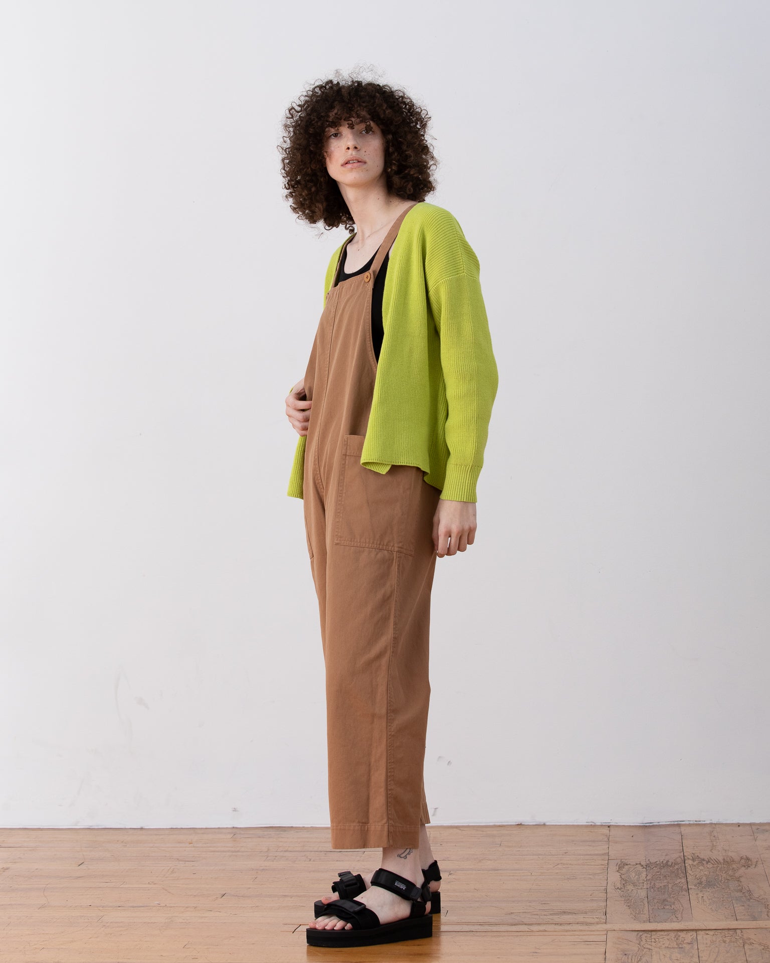 OVERALL JUMPER - CAMEL