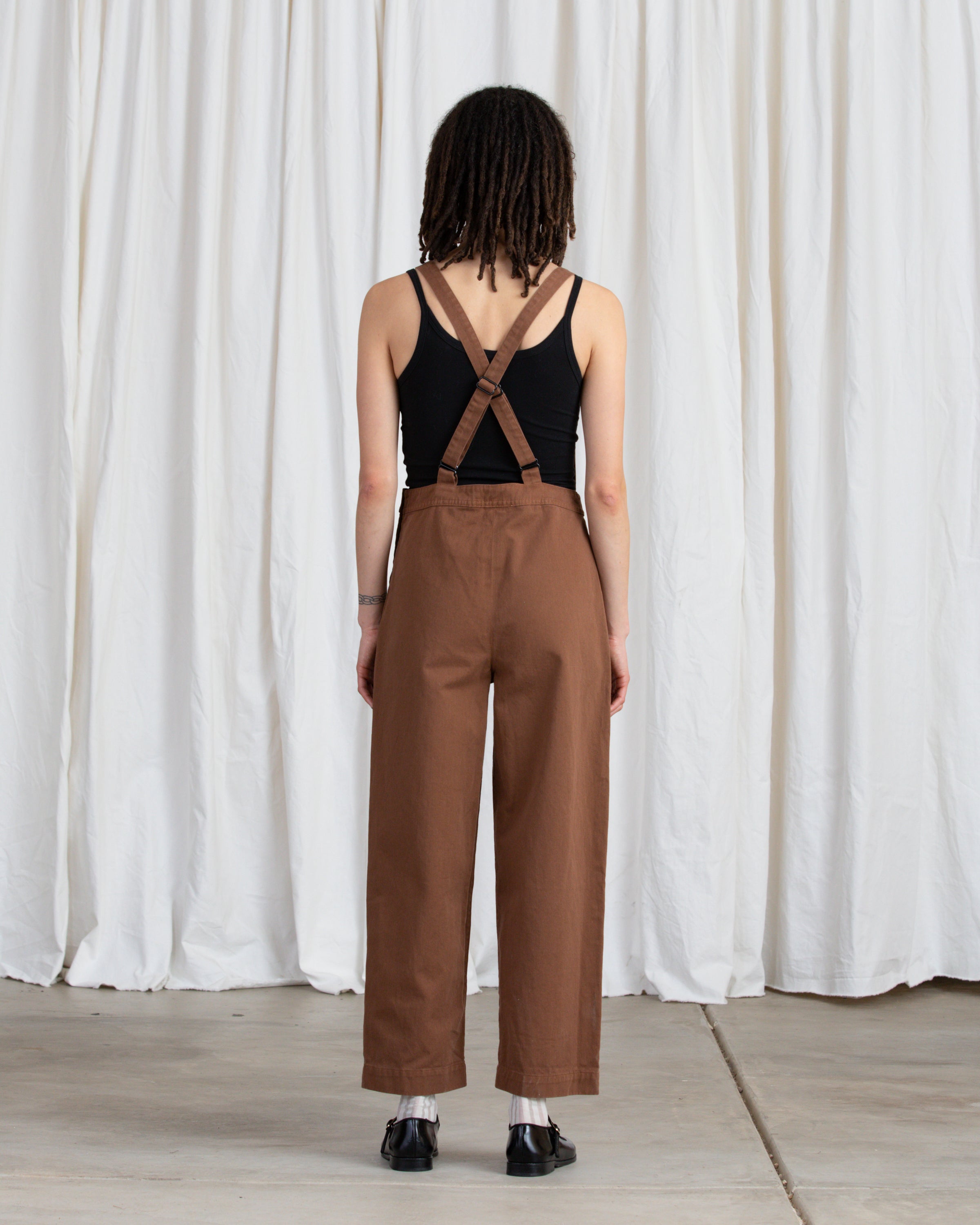 FITTED OVERALL JUMPER - COPPER