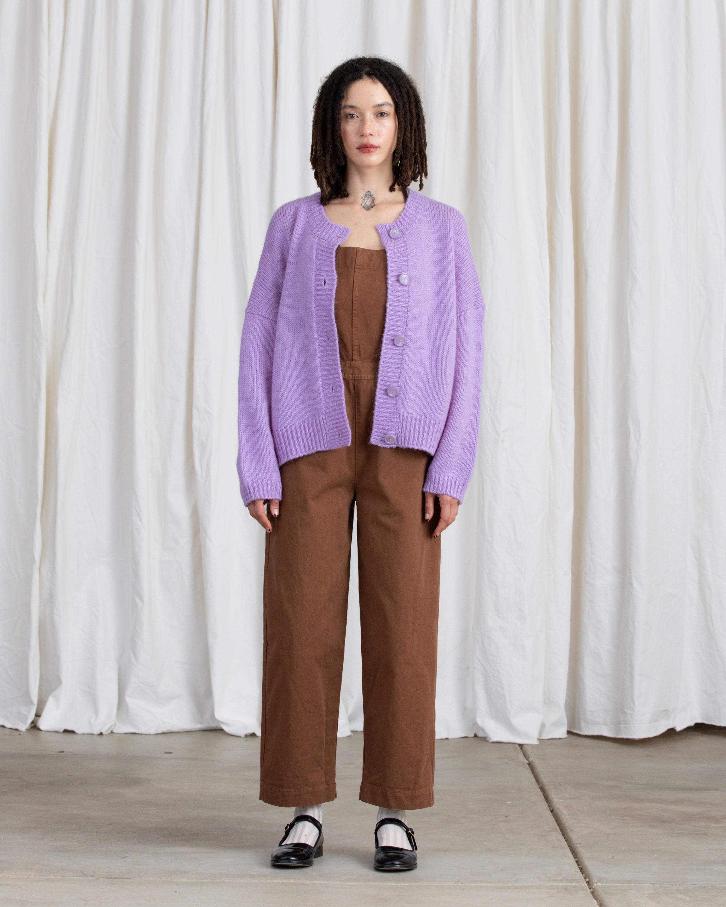 FITTED OVERALL JUMPER - COPPER