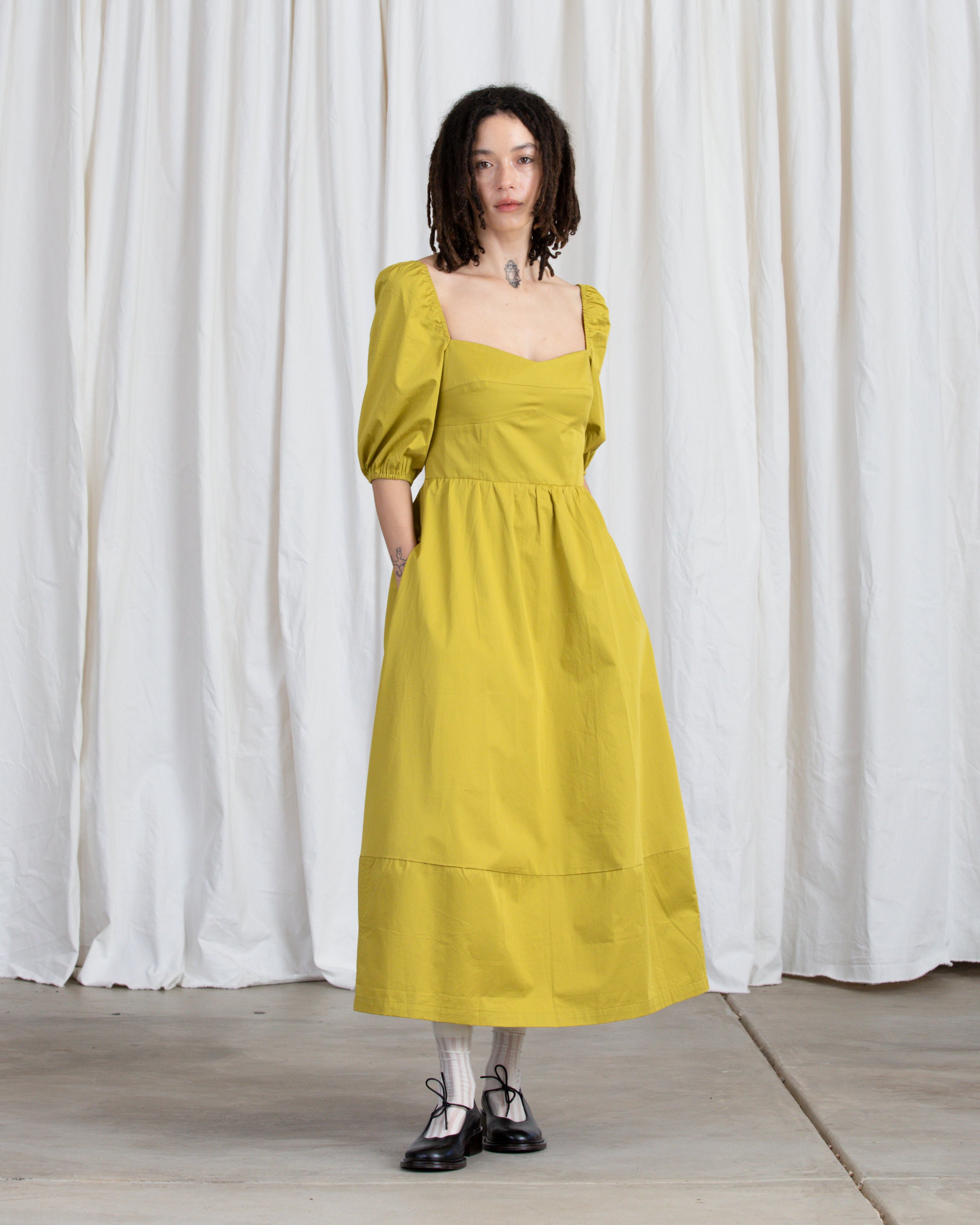 SWEETHEART MIDI DRESS - FADED CORAL