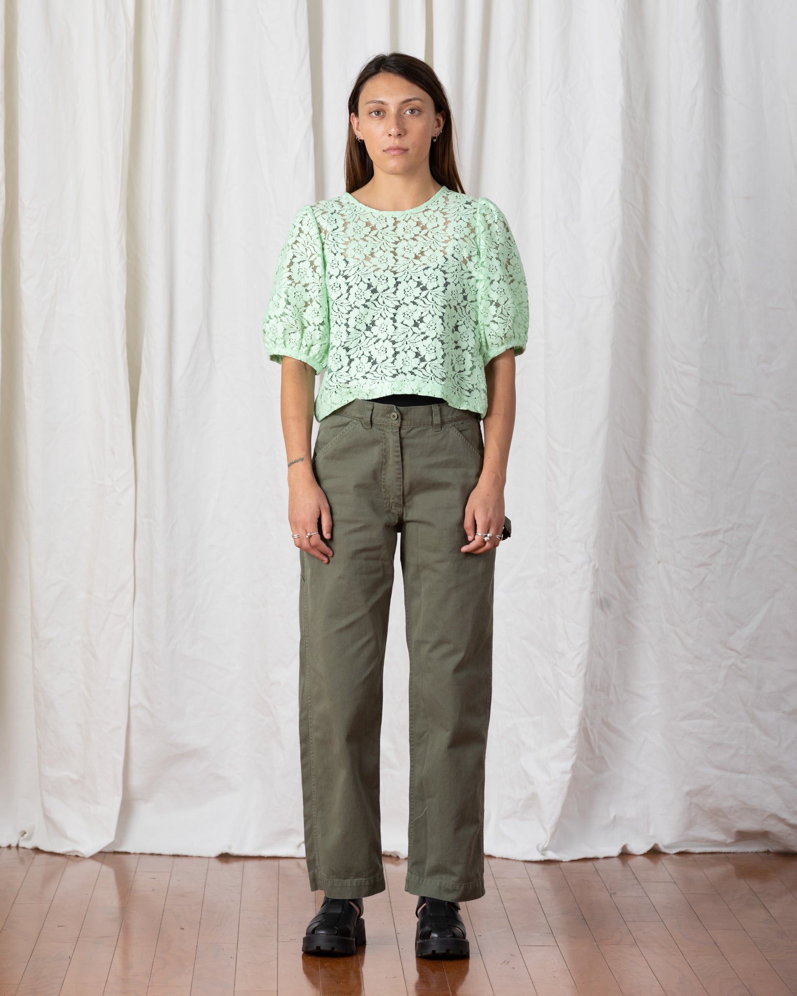 SAMPLE - PAINTER PANT - FADED OLIVE