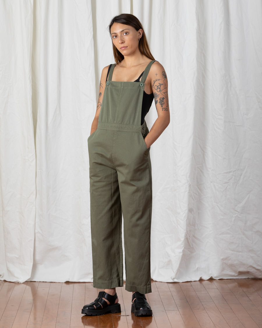 FITTED OVERALL JUMPER - BONE