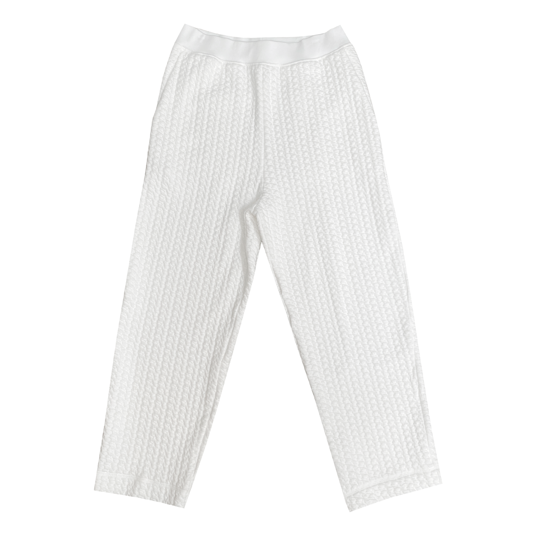 QUILTED PANTS - BONE