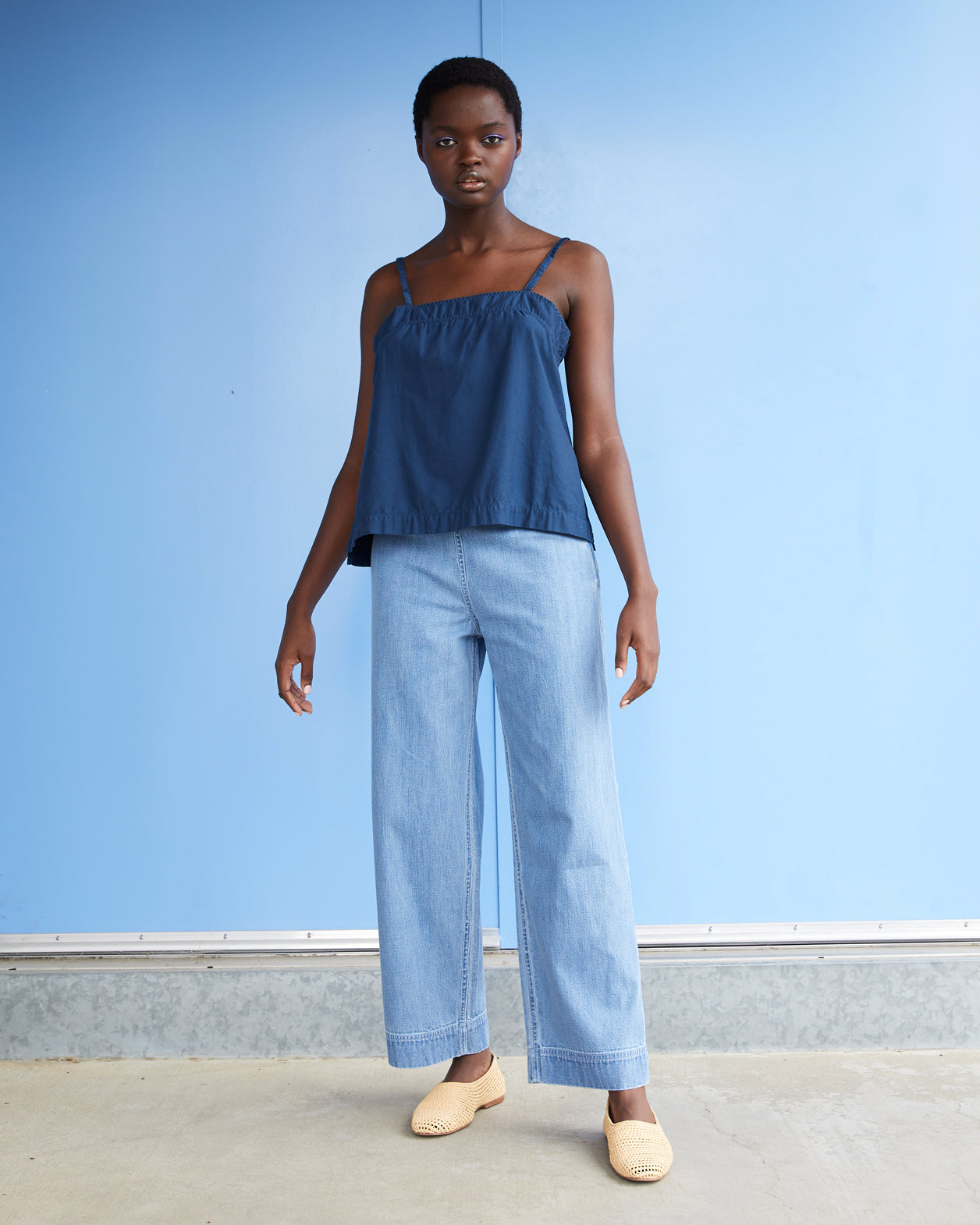 SAMPLE - SIDE ZIP PANT - DENIM
