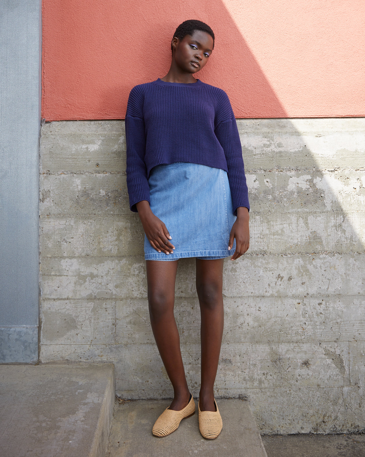 SAMPLE - SKORT - DENIM